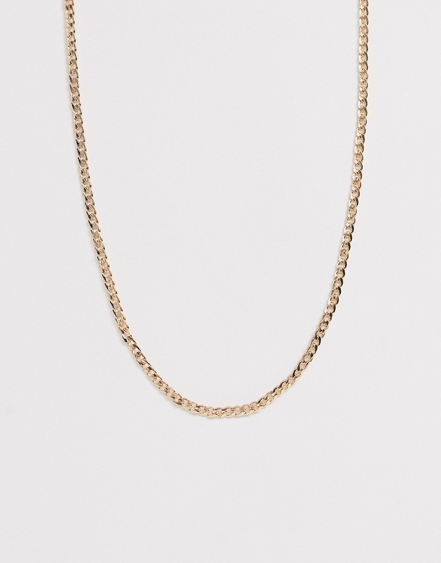 Icon Brand curb neck chain in gold
