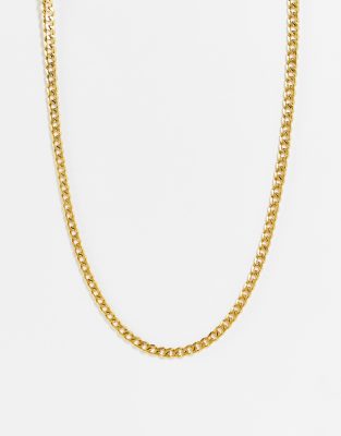 Icon Brand Deposit stainless steel chain necklace in gold