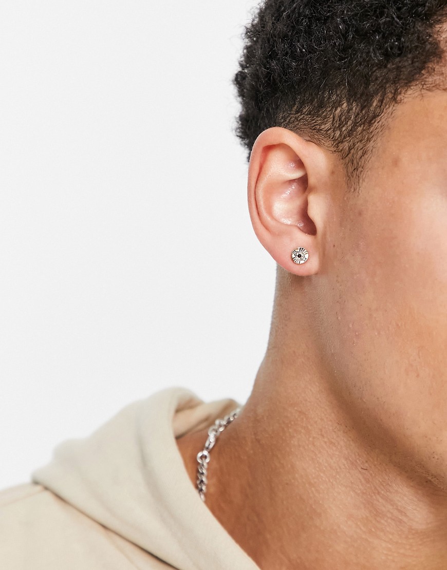 Icon Brand eye stud earrings In gold