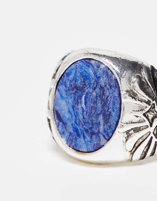 Icon Brand Mural signet ring in silver | ASOS