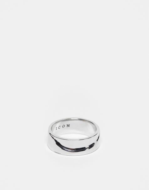 Icon Brand oscilla band ring in silver - view 1