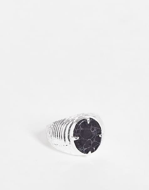 Icon Brand - Prestige - Sølvfarvet ring med prægning - view 1