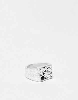 Icon Brand re-cast desigual signet ring in silver