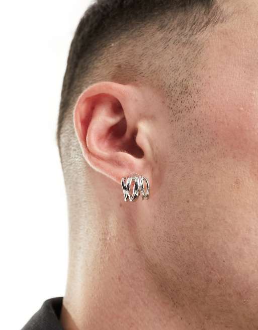 Icon Brand - Re-Cast Discordance - Set met oorbel en cuf in zilver