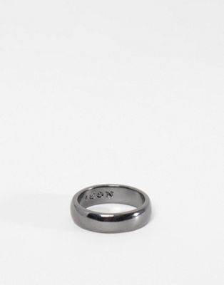 Icon Brand – Ring in Stahlgrau-Silber