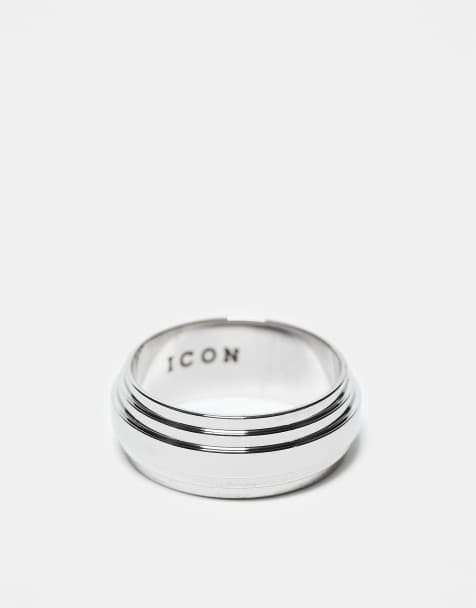 Icon Brand – Seventies City – Deko-Ring aus Edelstahl in Silber - view 1