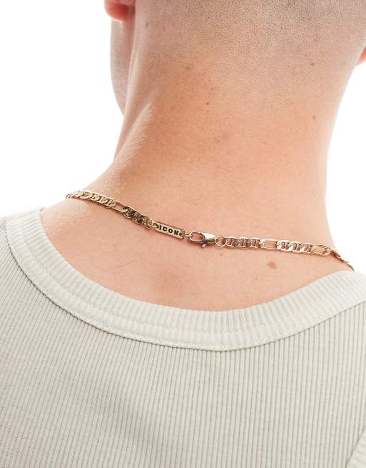 Icon Brand Soccore Halskette in Goldoptik mit Munzanhanger