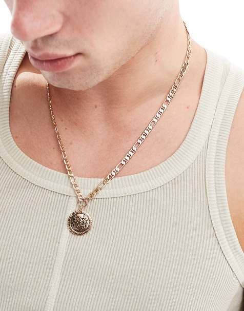 Icon Brand - Soccore - Ketting met munthangertje in goud - view 1