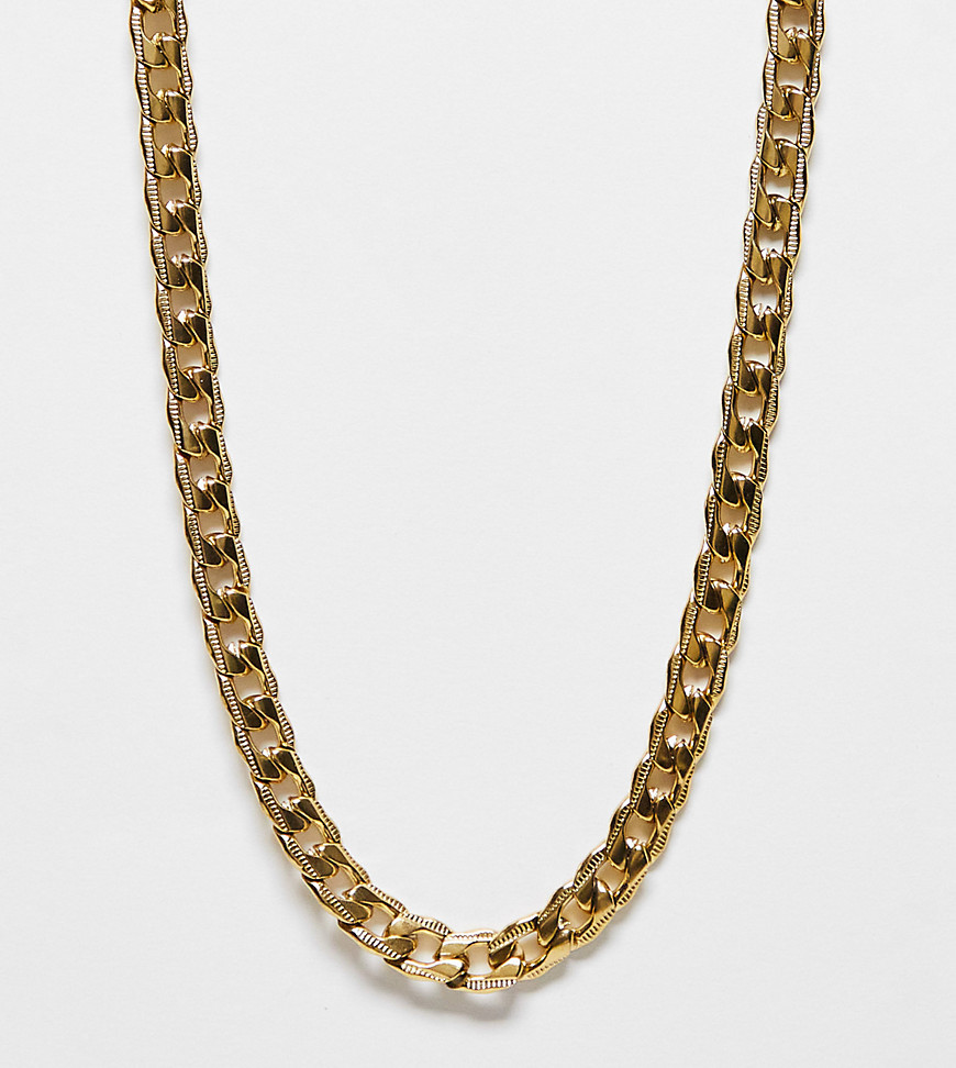 Icon Brand stainless chain necklace plated in 14k gold