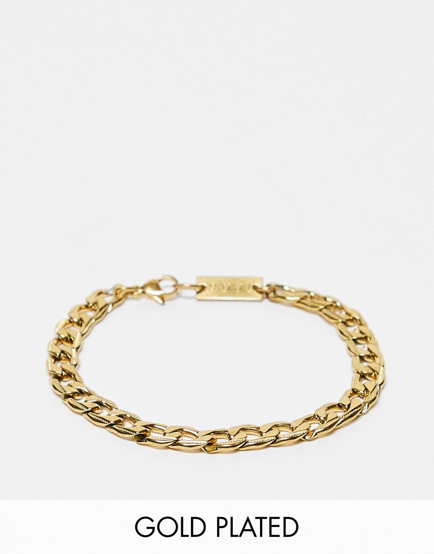 Icon Brand Stainless Steel Chain Bracelet Plated In 14K Gold