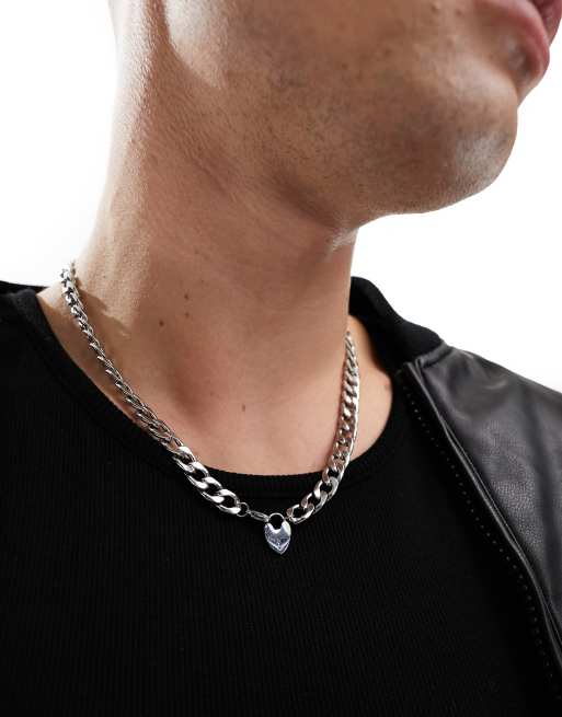 Necklace Chains - Silver and Leather Chains