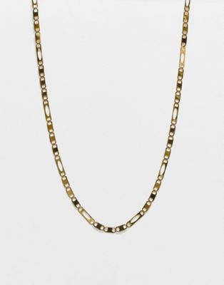 Icon Brand stainless steel mariner figaro necklace in gold