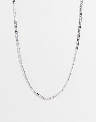 Icon Brand Icon Brand stainless steel mariner figaro necklace in silver