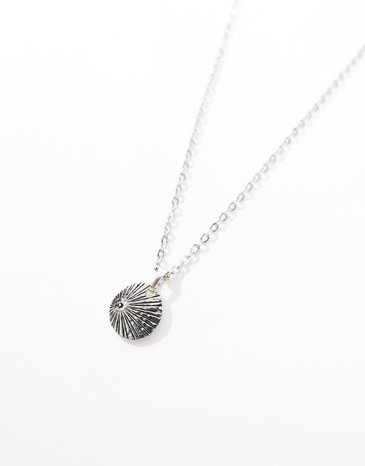 Icon Brand strobe pendant necklace in silver