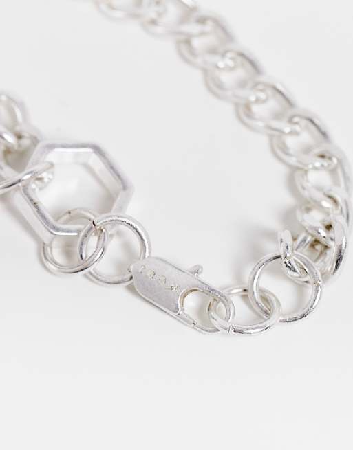 Icon Brand - Sunday - Bracelet hexagone - Argenté, 2 de 4