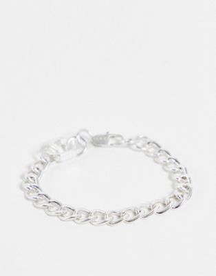 Icon Brand sunday hexagon bracelet in silver