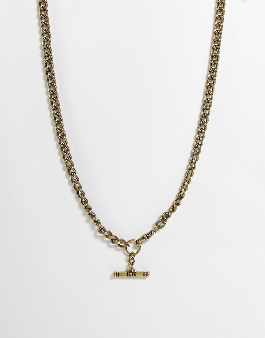 Icon Brand Talisman Bar Pendant Necklace In Gold