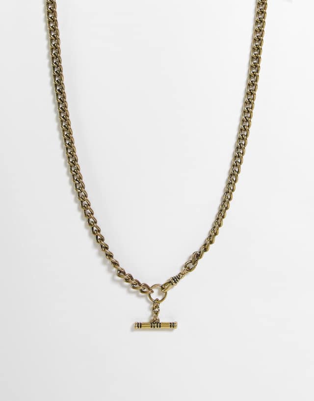 Icon Brand talisman bar pendant necklace in gold