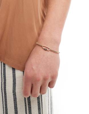 Icon Brand - Urbex - Bracciale color oro con design a forma di lucchetto