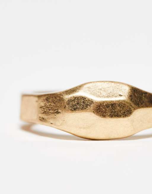 Icon Brand vesuvius signet ring in gold , 4 of 4