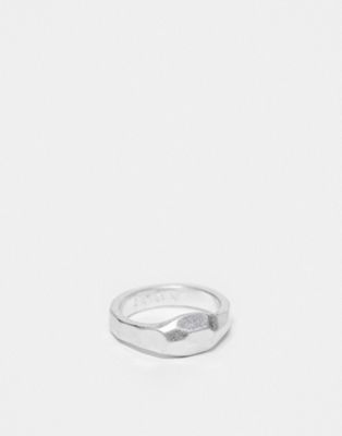 Icon Brand vesuvius signet ring in silver