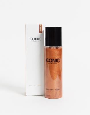 Iconic London - Base de maquillage éclat en spray - Glow-Marron