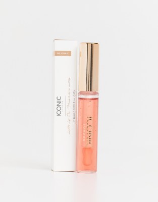 Iconic London - Lustre Lip Oil - She's a Peach - Lippenöl mit Pfirsichduft-Orange