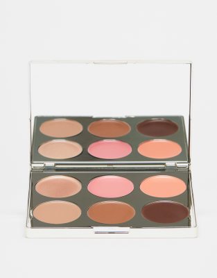 Iconic London Multi-Use Cream Blush, Bronze and Highlight Palette