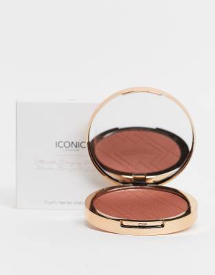 ICONIC London - Ultimate Bronzing Powder - Bronzer in Warm Deep Bronze-Braun