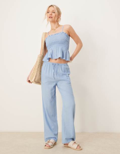 Iisla & Bird beach co-ord in blue - view 1