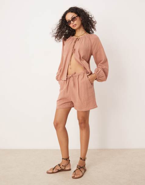 Iisla & Bird beach co-ord in rust - view 1