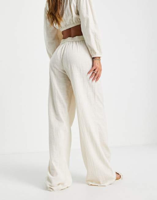 IIsla & Bird beach trouser co-ord in stone , 2 of 4