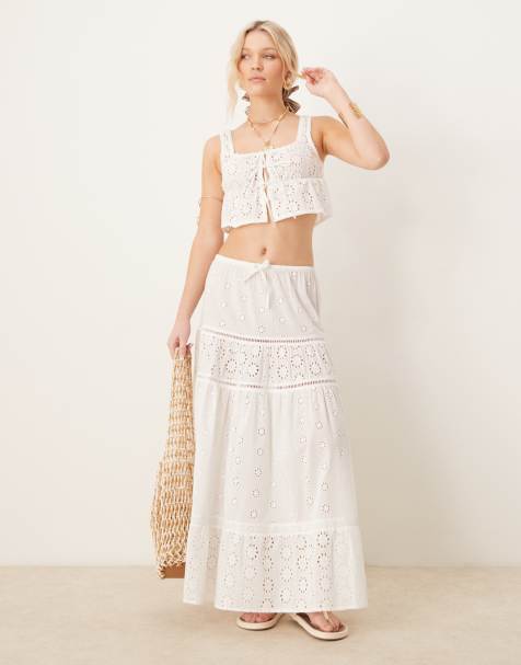 Iisla & Bird broderie beach set in white - view 1