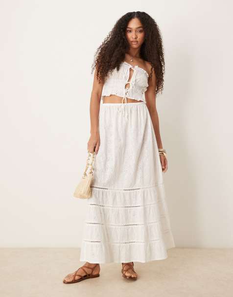 Iisla & Bird broderie beach set in white - view 1