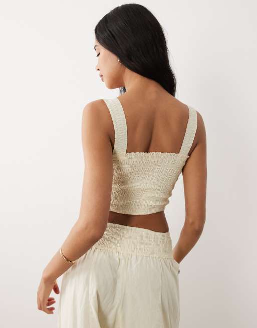 Iisla & Bird - Caraco froncé - Jaune beurre, 4 de 4