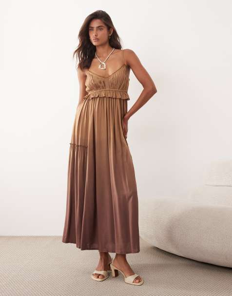 Iisla & Bird – Maxi-Strandkleid in Schokobraun - view 1