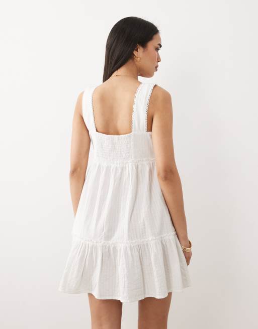 IIsla & Bird - Robe de plage courte boutonnée - Blanc, 4 de 4