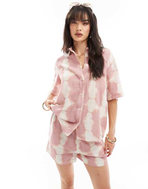 Iisla & Bird tie dye beach set in pink - view 1