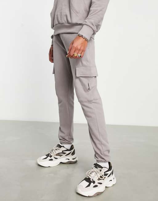Il Sarto core cargo trackies in grey (part of a set)