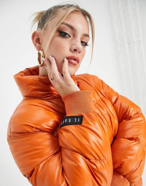 Doudoune orange outlet femme pas cher