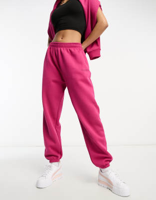 Il Sarto Il Sarto joggers co-ord with logo in bright pink