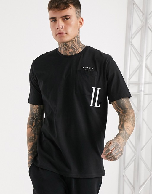 Il Sarto logo pocket t-shirt in oversized fit