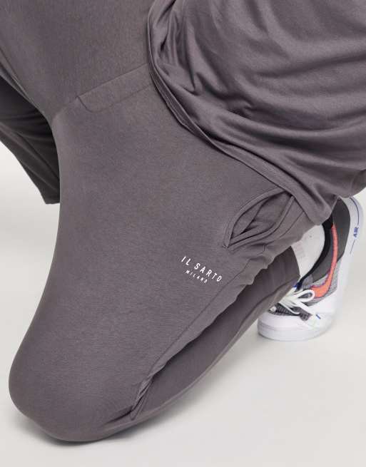 Il Sarto Plus - Joggers con logo, 3 di 4