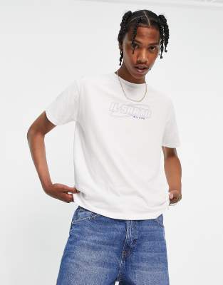 Il Sarto racer logo t-shirt in white | ASOS