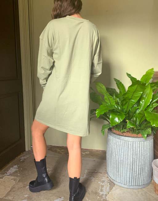 Il Sarto - Robe t-shirt à manche longues - Kaki clair, 2 de 4