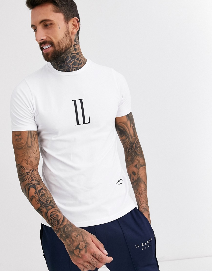Il Sarto - T-shirt con logo-Bianco