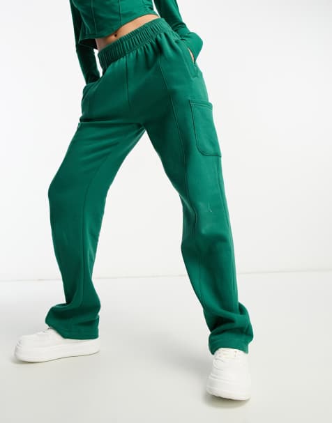 Il Sarto wide leg cargo trousers co-ord in green - view 1