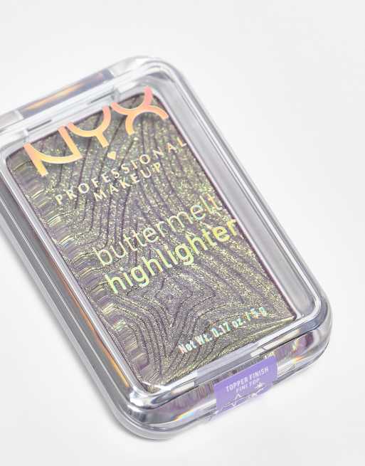 Iluminador Buttermelt de NYX Professional Makeup: Tono Butta in Black, 3 de 4
