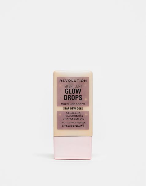 Iluminador en gotas Bright Light Glow Drops de Revolution: Tono Golden Star Dew - view 1