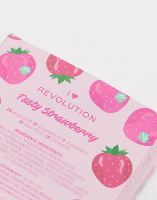 Iluminador Tasty 3D de I Heart Revolution - Strawberry, 4 de 4